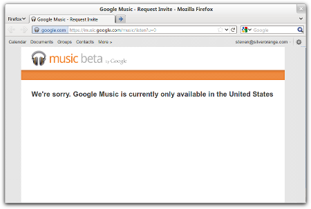 Google Music screenshot