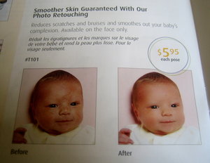 Creepy Baby Photo re-touching Service