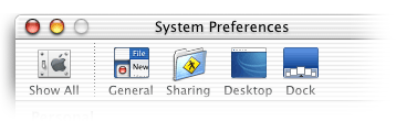 Screenshot of OS X System Preferences window