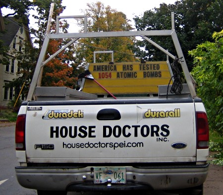 America has tested 1054 atomic bombs