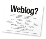 Weblog Night poster thumbnail