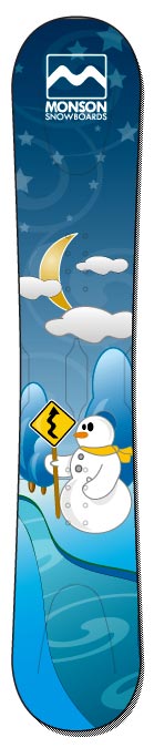 Winter - an entry in the Monson Snowboard Design Contest - I'm not sure who it's done by